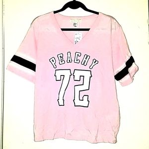 Forever 21 Peachy Slogan Jersey